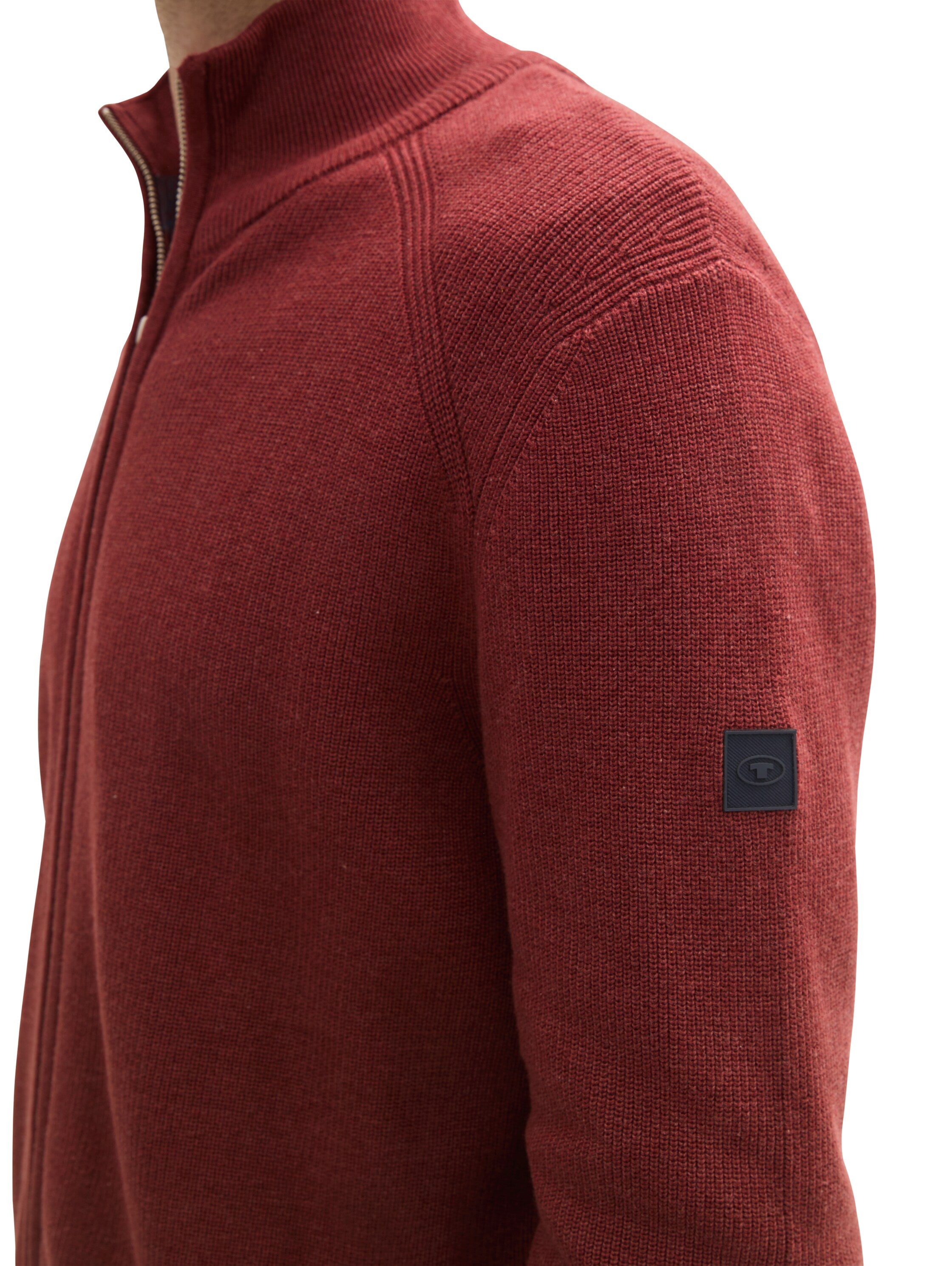 Strukturierte Strickjacke