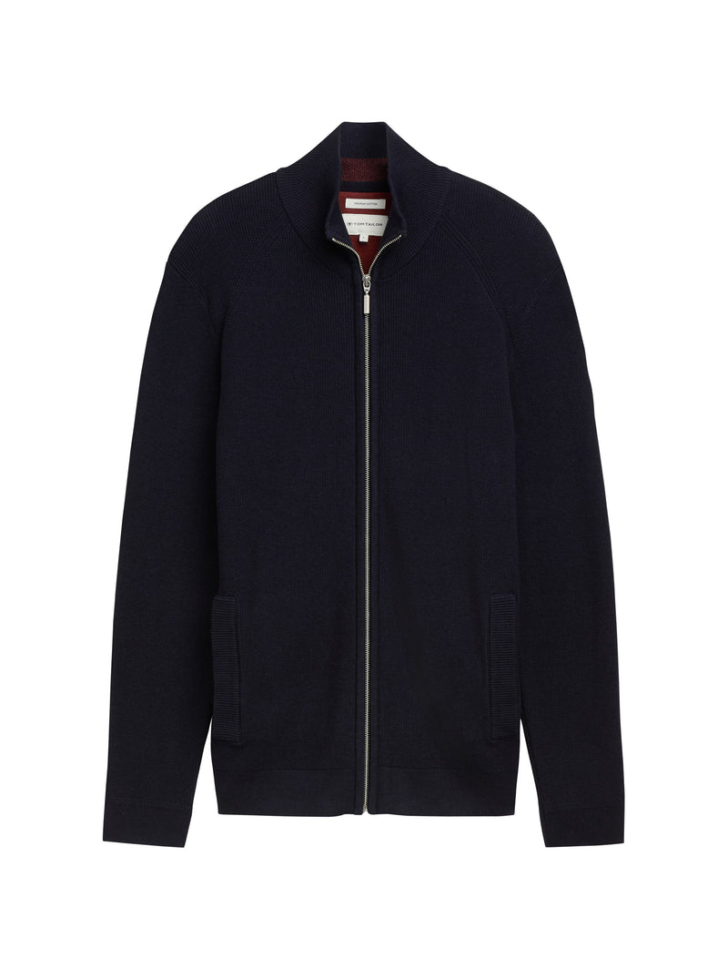 Strukturierte Strickjacke