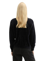 Strickpullover aus Federgarn