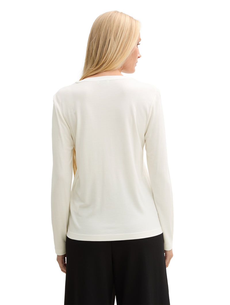 Langarmshirt mit Lyocell