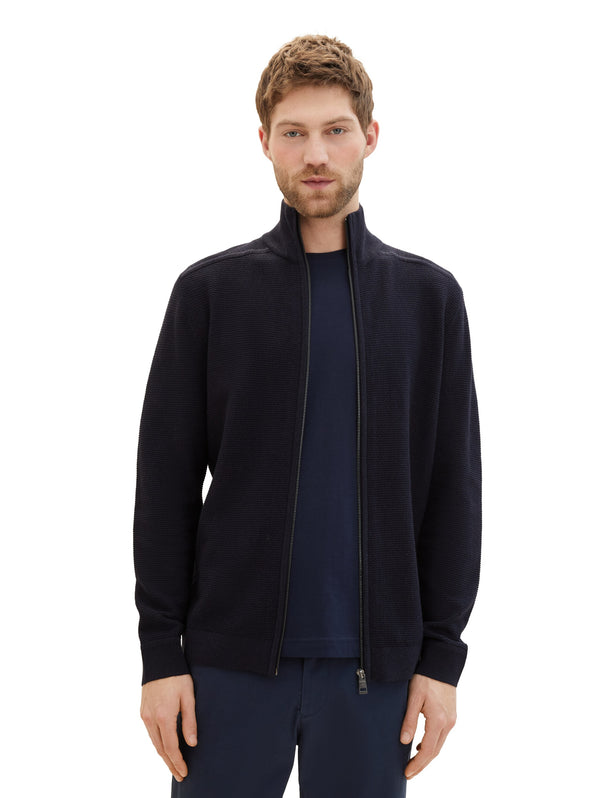 Basic Strickjacke