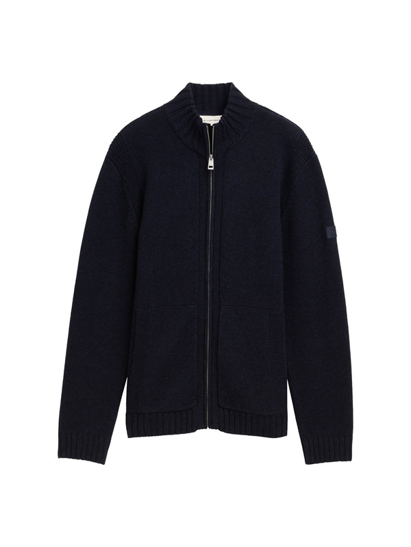 Strickjacke mit Reißverschluss