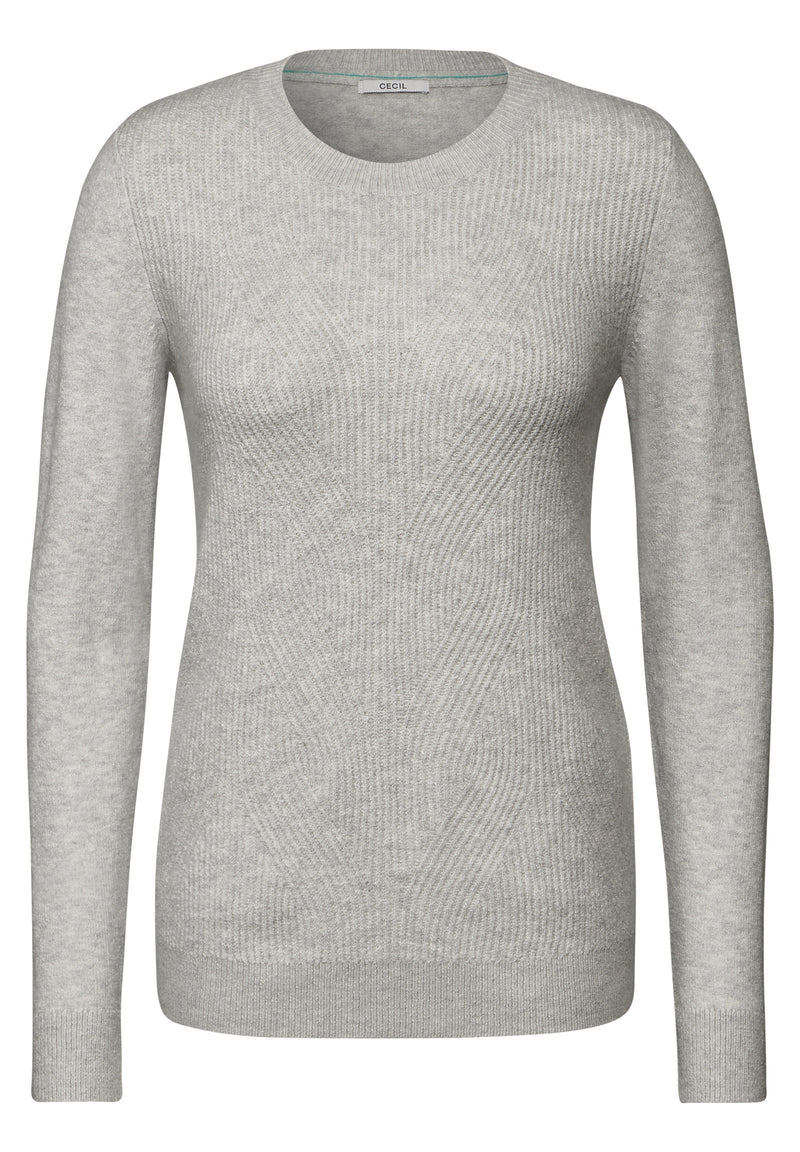 Pullover mit Strukturmuster
