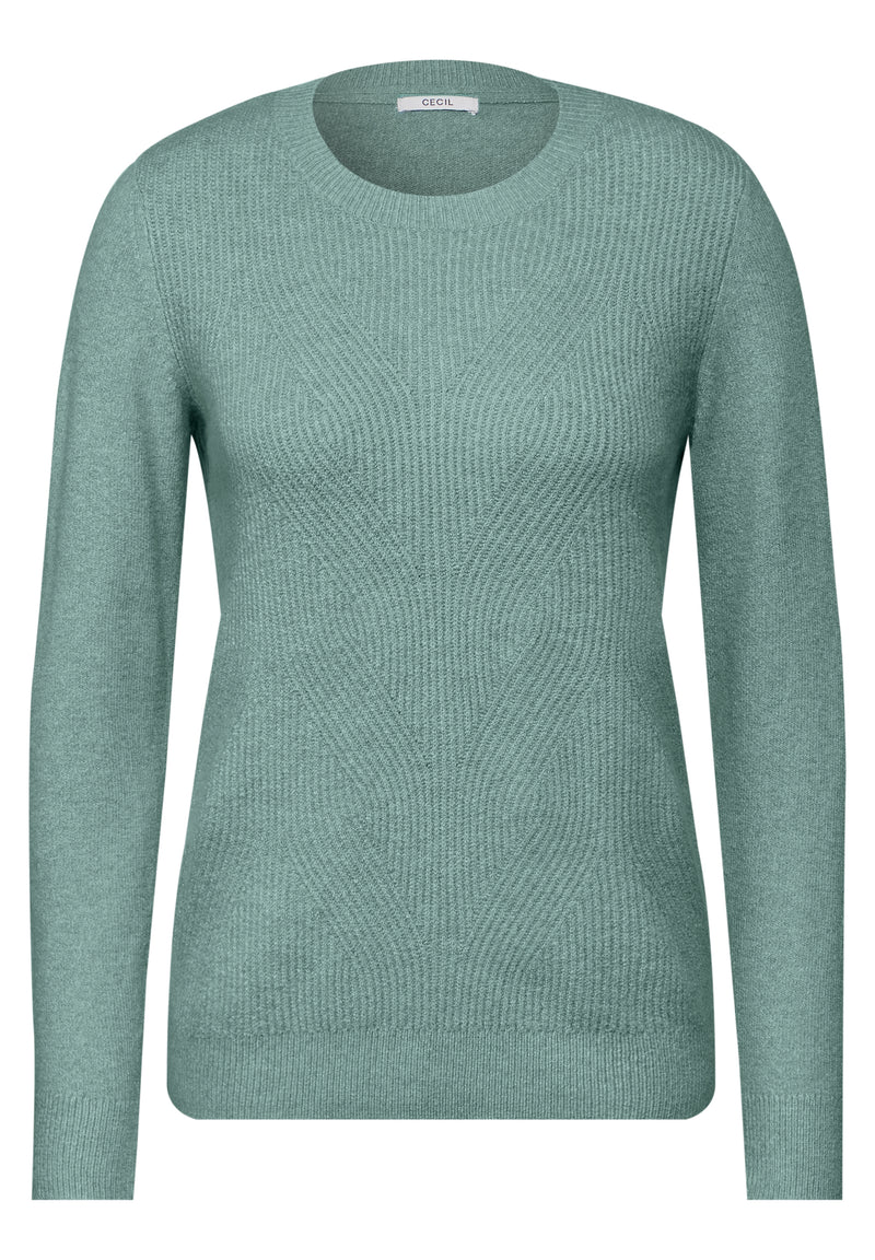 Pullover mit Strukturmuster