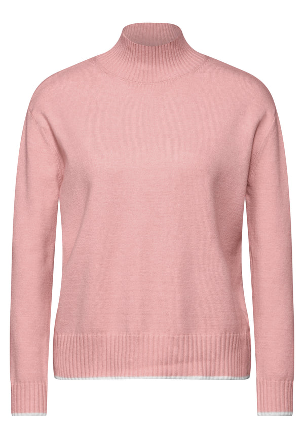 Pullover mit Stehkragen