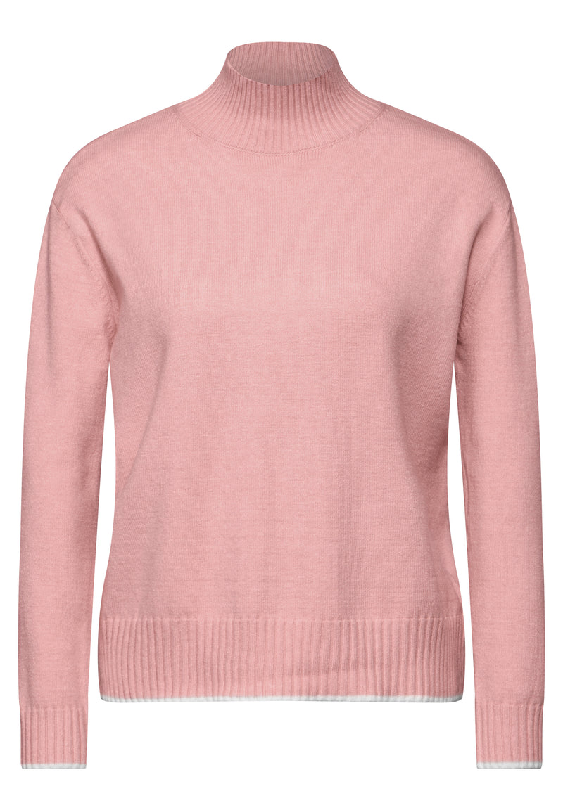 Pullover mit Stehkragen