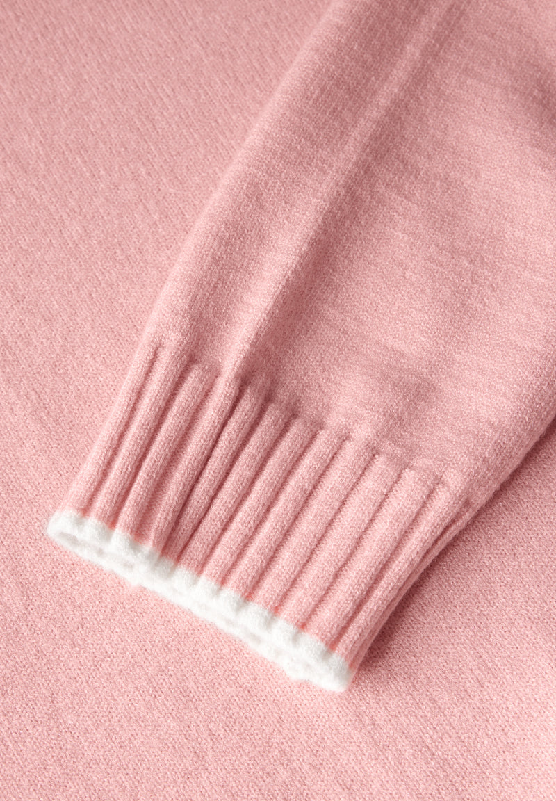 Pullover mit Stehkragen