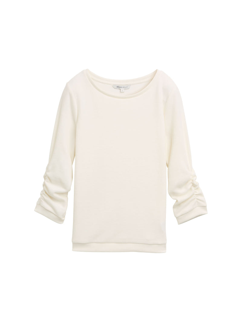 Sweatshirt mit 3/4 Arm