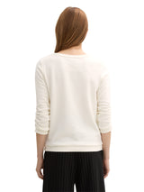 Sweatshirt mit 3/4 Arm