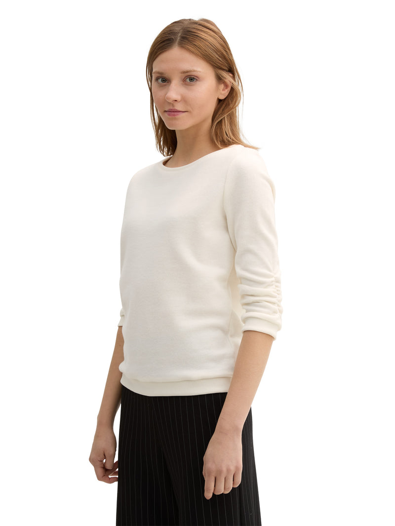 Sweatshirt mit 3/4 Arm