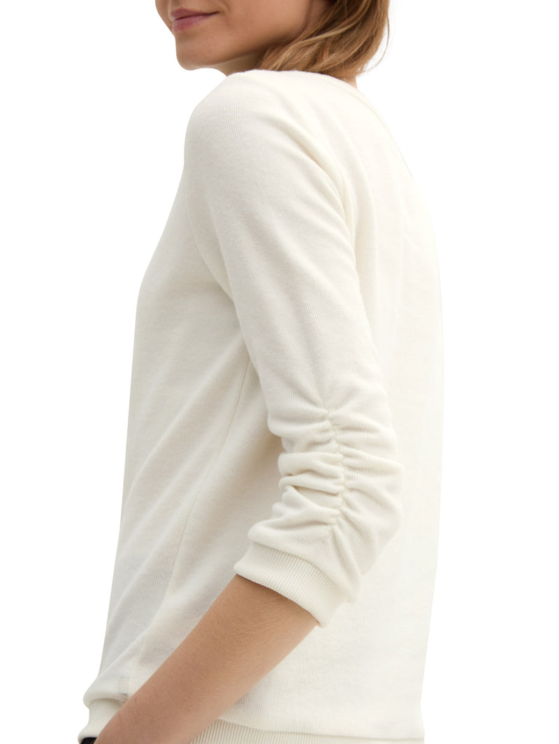 Sweatshirt mit 3/4 Arm