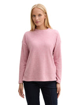 Sweatshirt mit Waffelstruktur