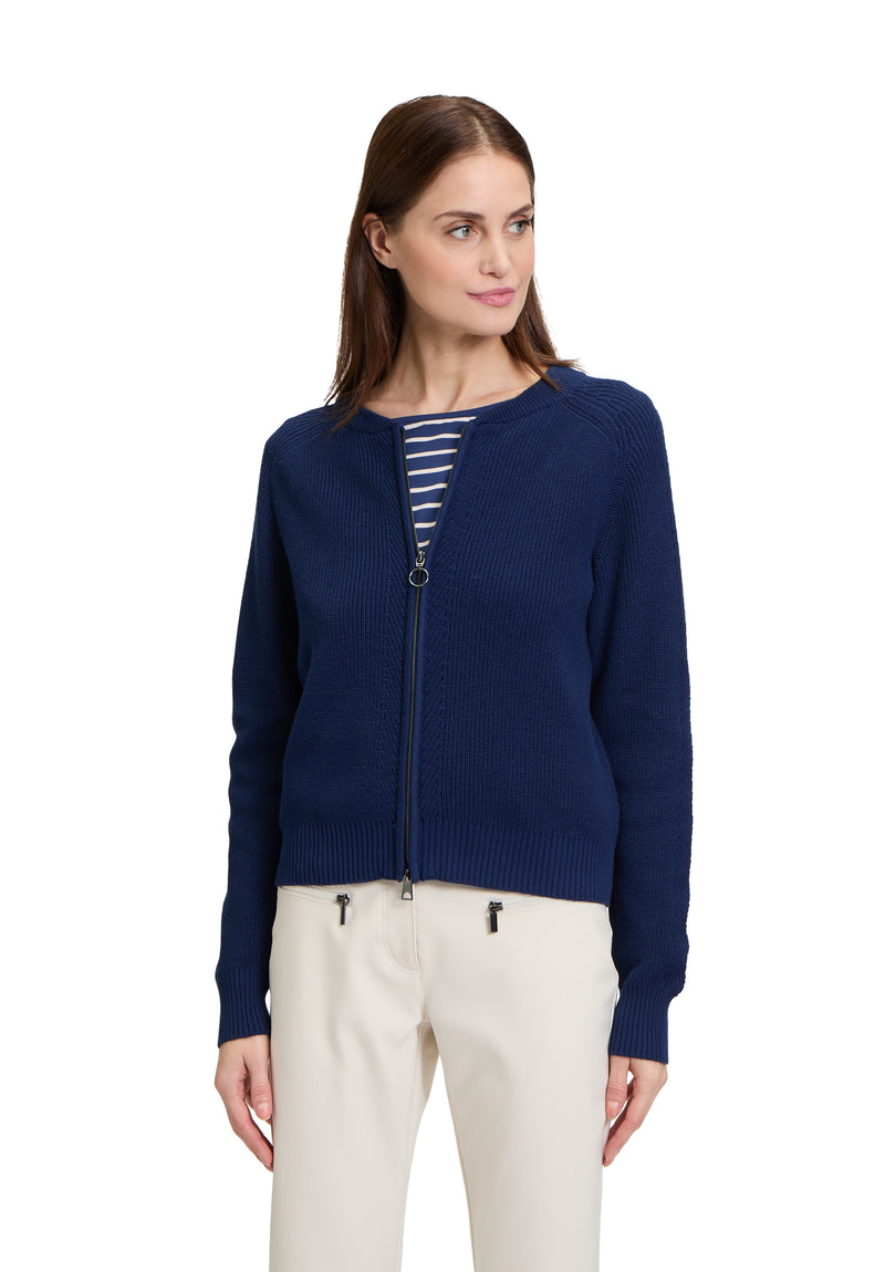 Feinstrickjacke