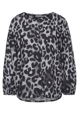 Bluse mit Raffungen