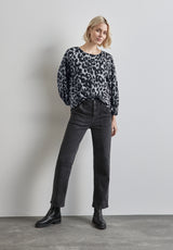 Bluse mit Raffungen