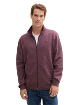 Sweatjacke in Melange Optik