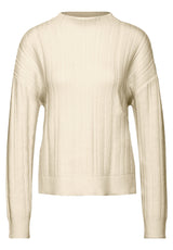 Pullover mit Rippstruktur