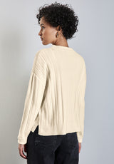 Pullover mit Rippstruktur
