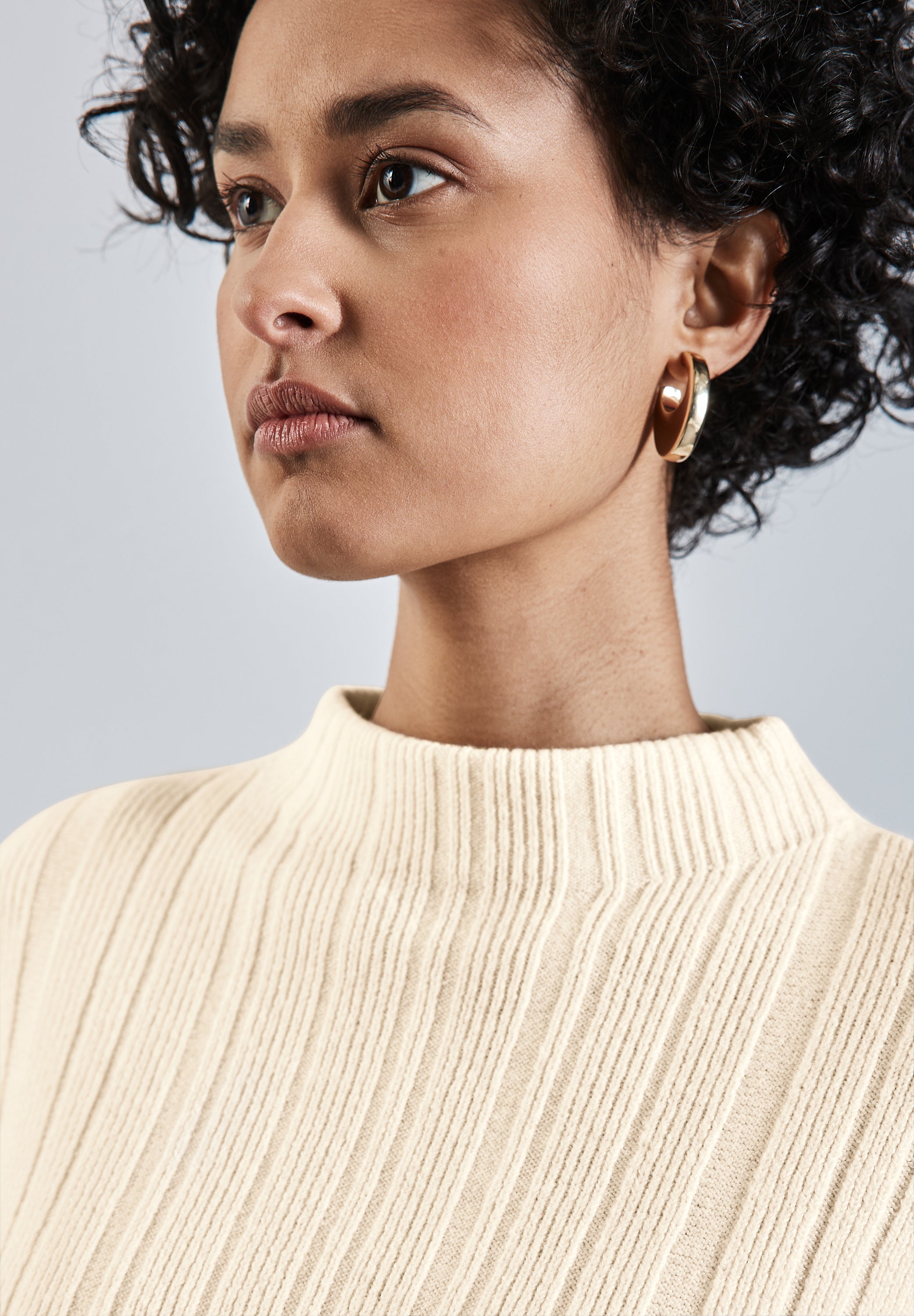 Pullover mit Rippstruktur