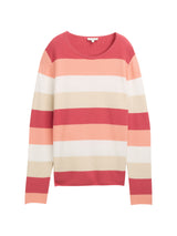 Gestreifter Strickpullover