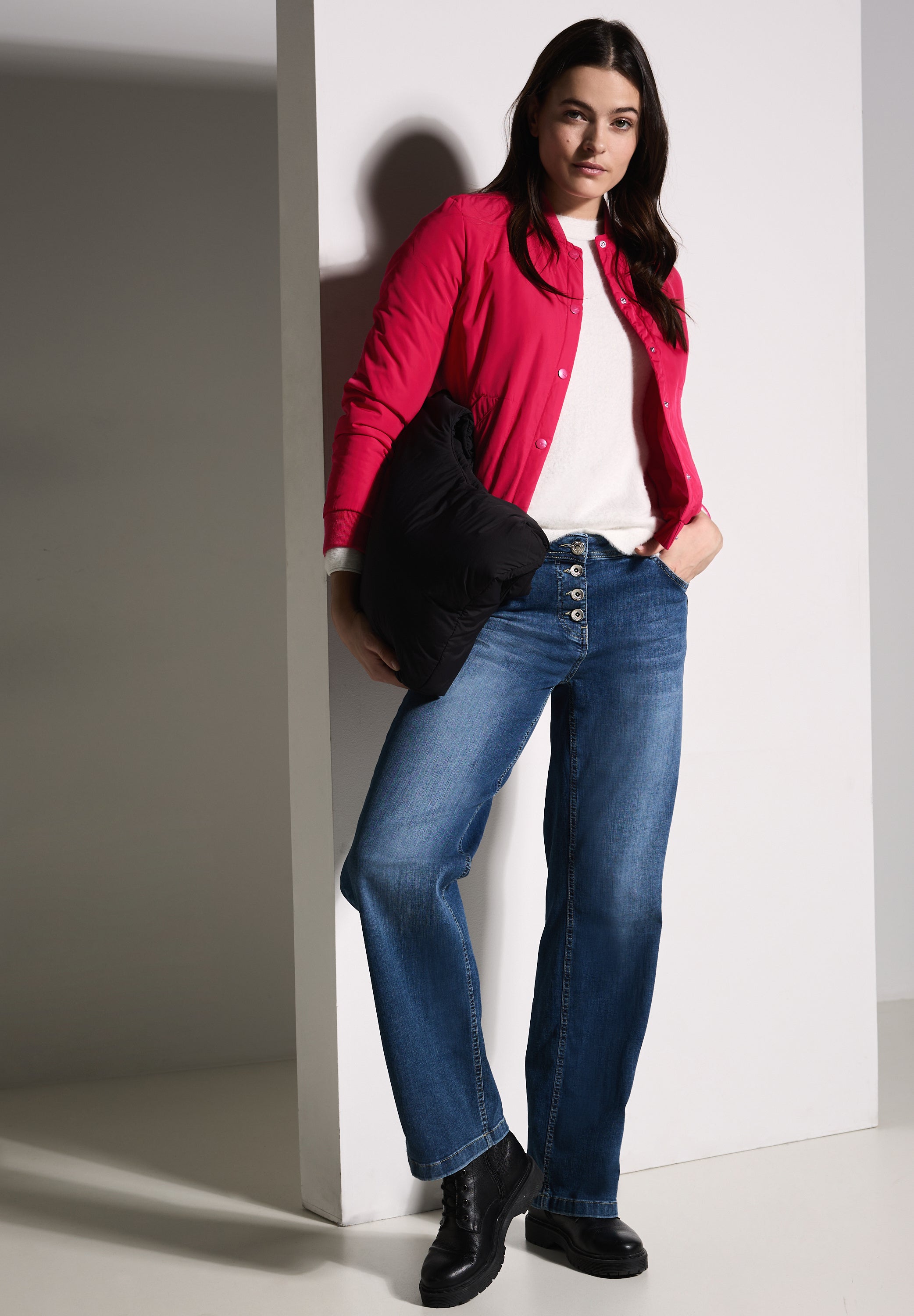 Blouson mit Knopfleiste