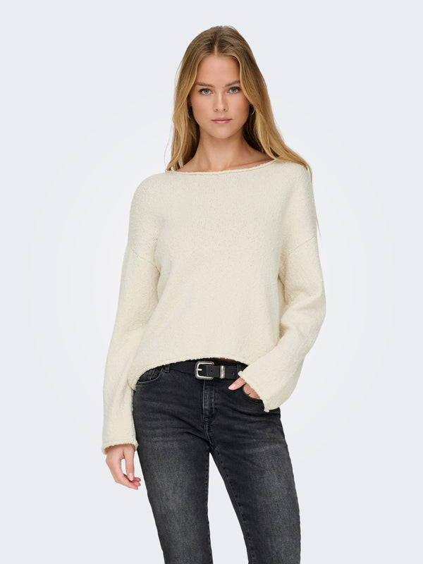 ONLALVILDA LS O-NECK CC KNT