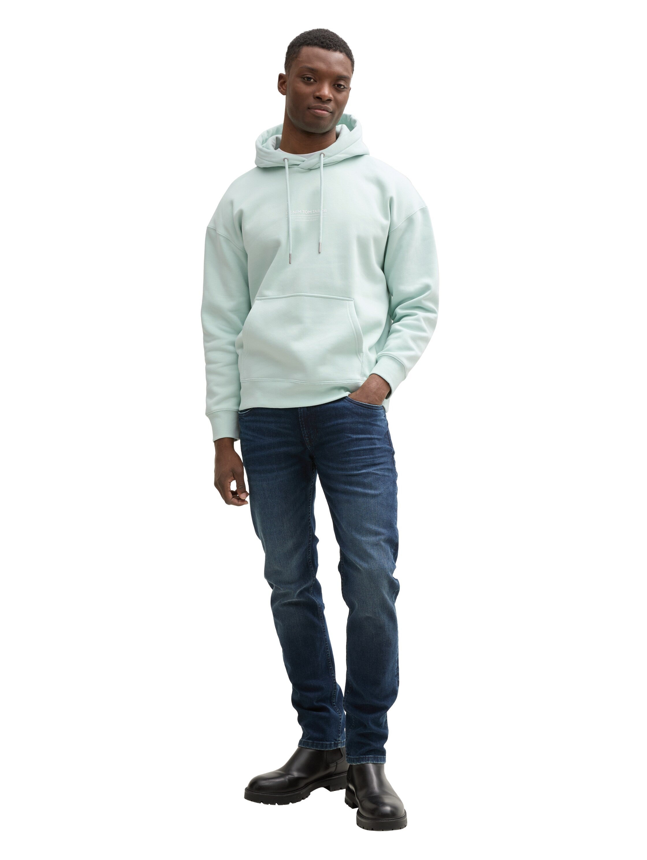 Relaxed Hoodie mit Logo-Print