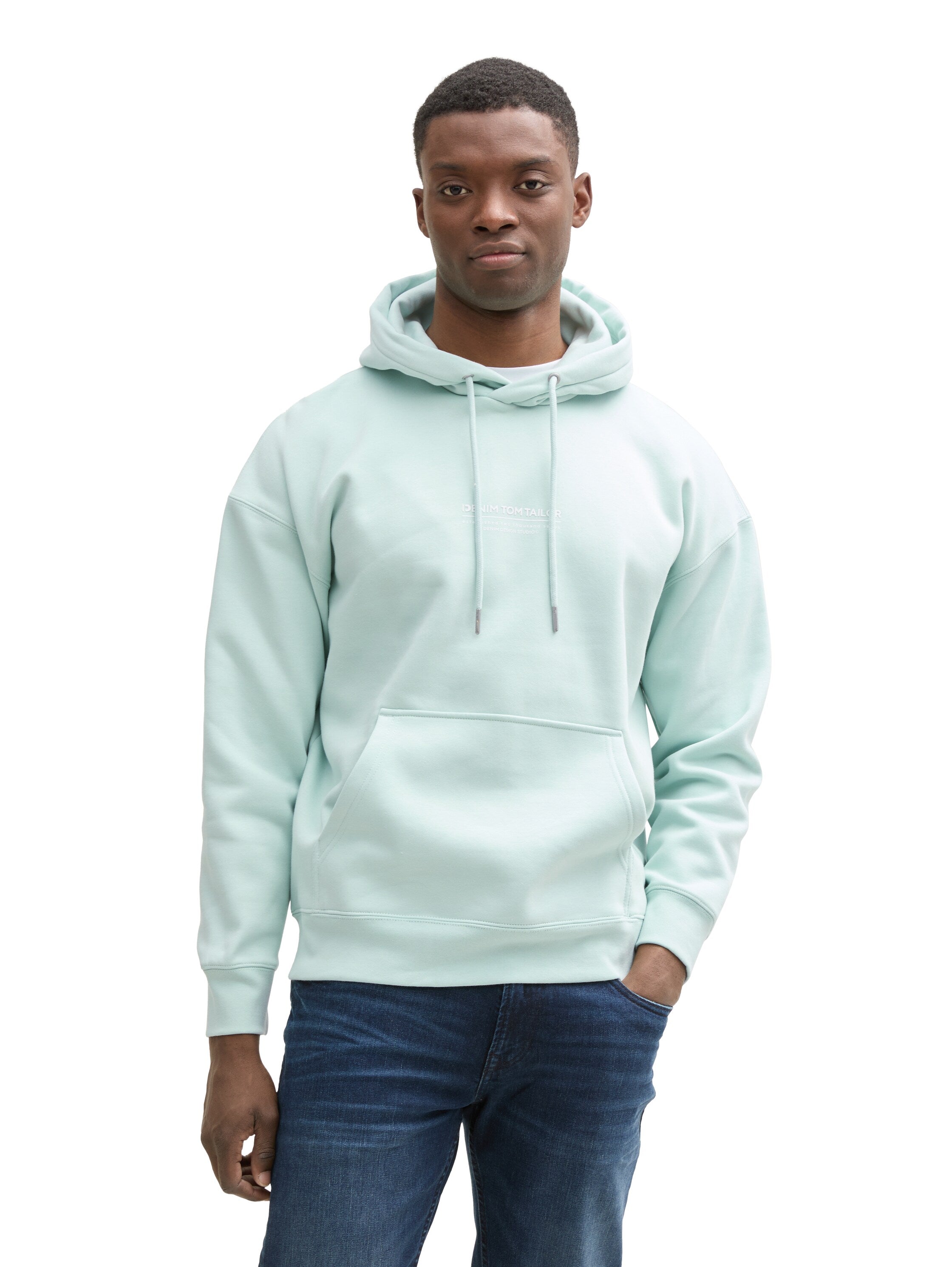 Relaxed Hoodie mit Logo-Print