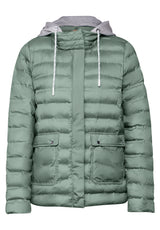 Jacke mit abnehmbarer Kapuze