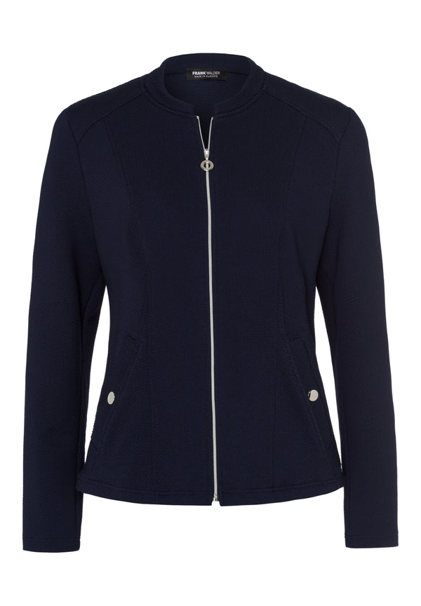 Blazerjacke NOS aus Jersey mit Zipp