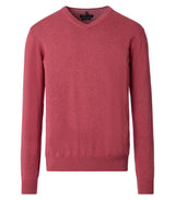 Pullover mit V-Ausschnitt uni 004430