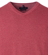 Pullover mit V-Ausschnitt uni 004430