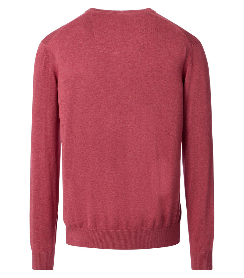 Pullover mit V-Ausschnitt uni 004430