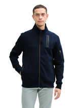 Sweatjacke mit Stehkragen