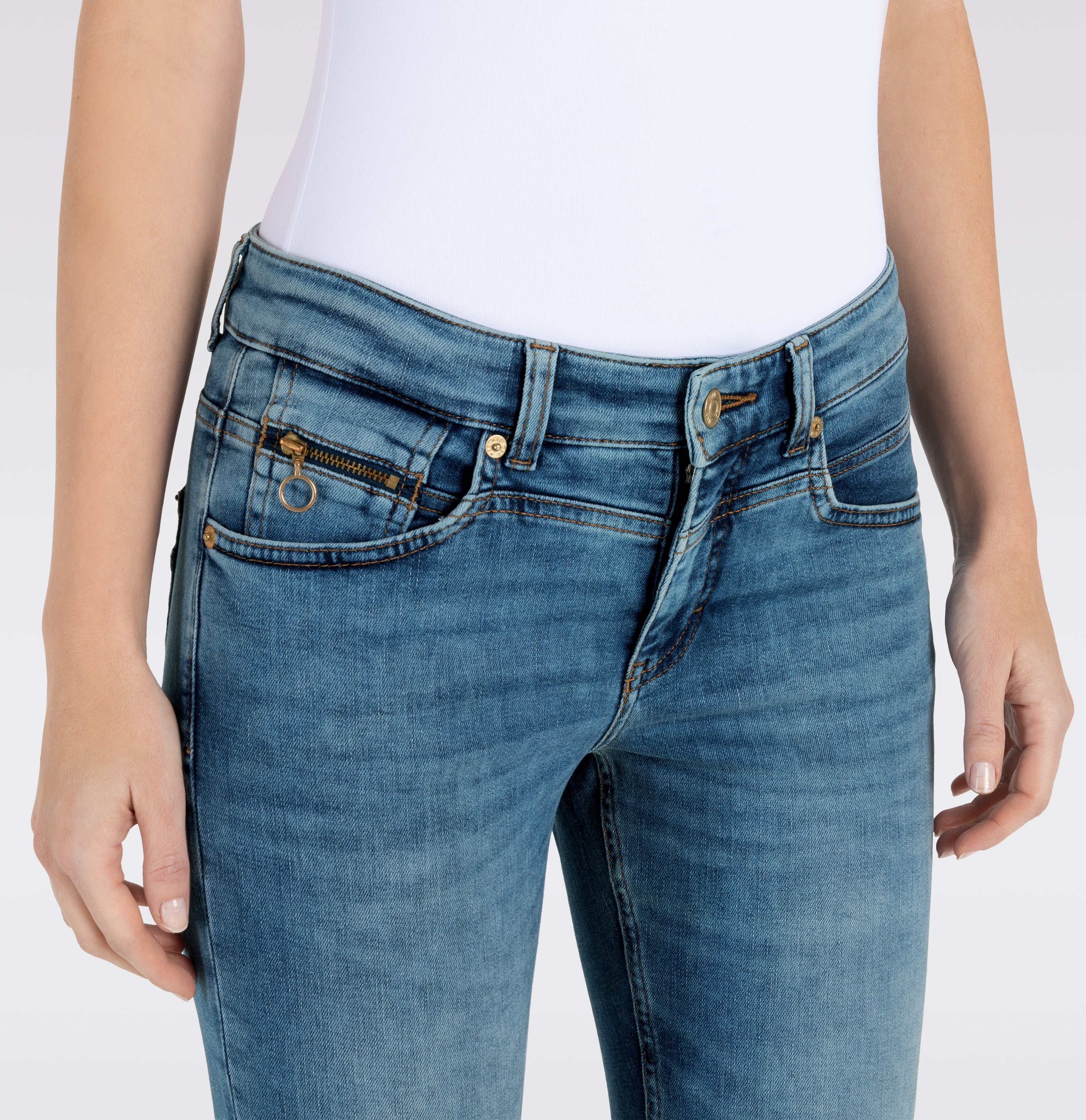 MAC JEANS - RICH SLIM, Light authentic denim