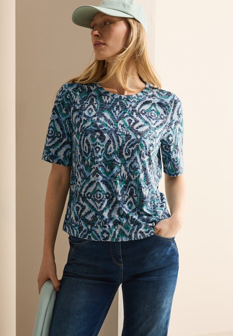 Shirt mit Ornamentmuster