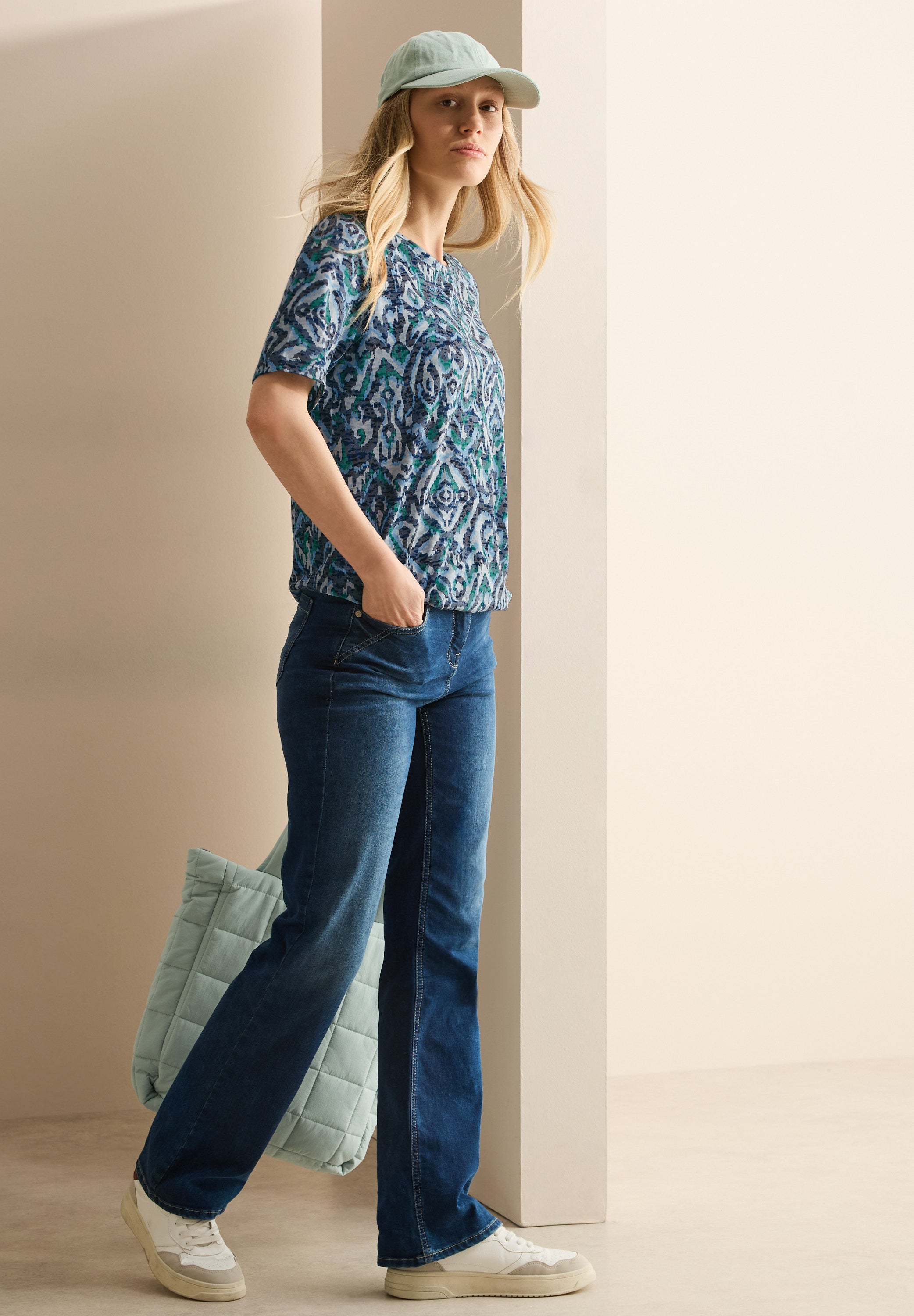 Shirt mit Ornamentmuster