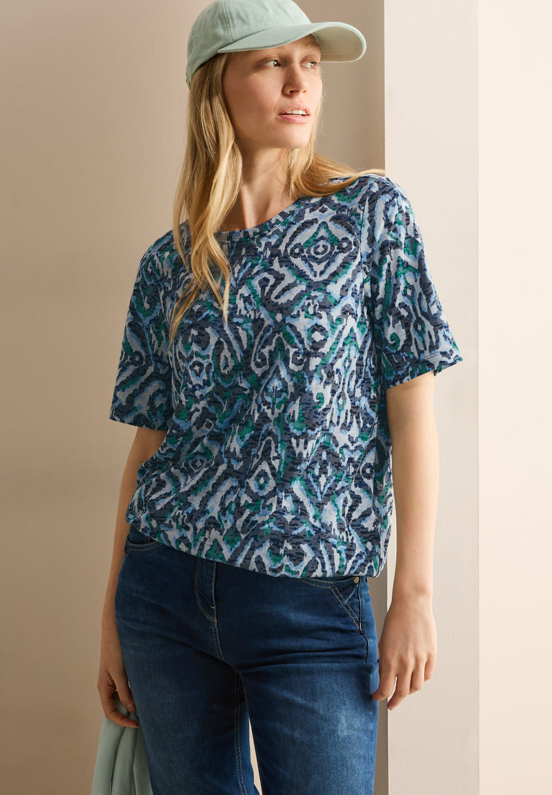 Shirt mit Ornamentmuster