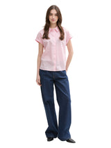 Loose Fit Bluse mit Streifenmuster