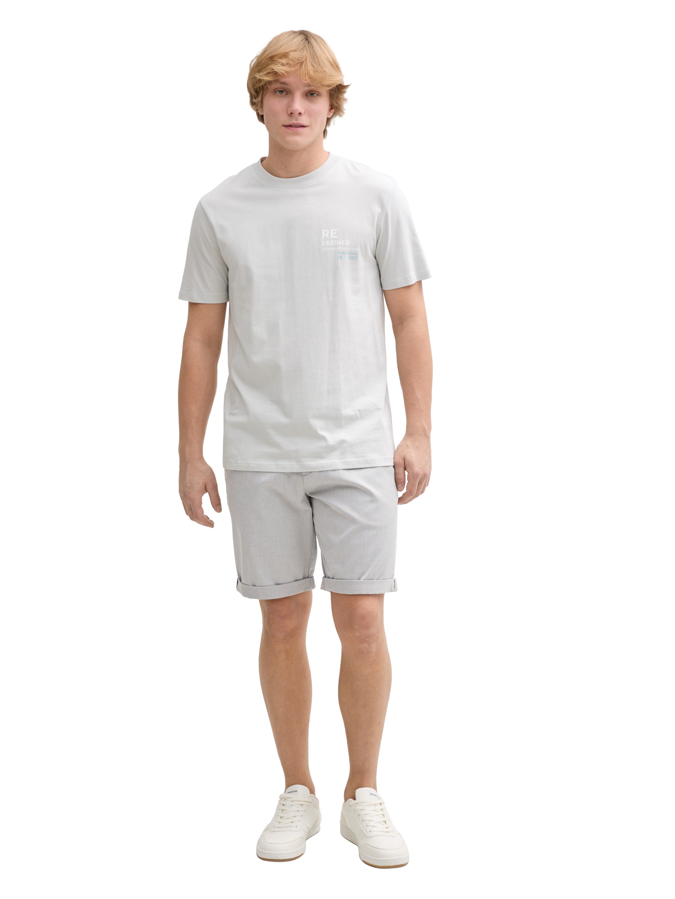 Regular Fit Chino Shorts mit Gürtel