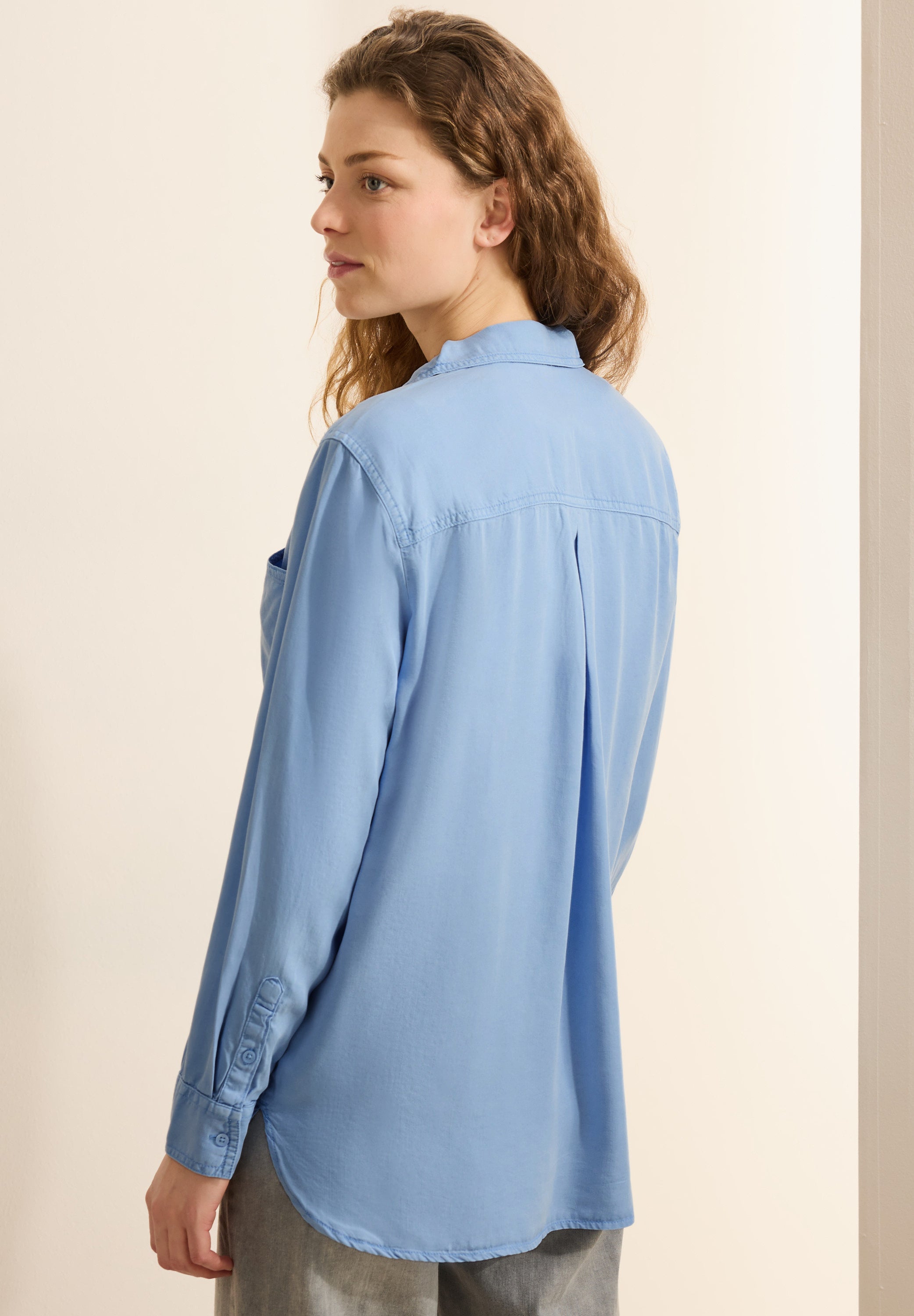 Bluse im Washed-Look