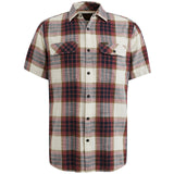 Ctn Slub Herringbone Check Esben