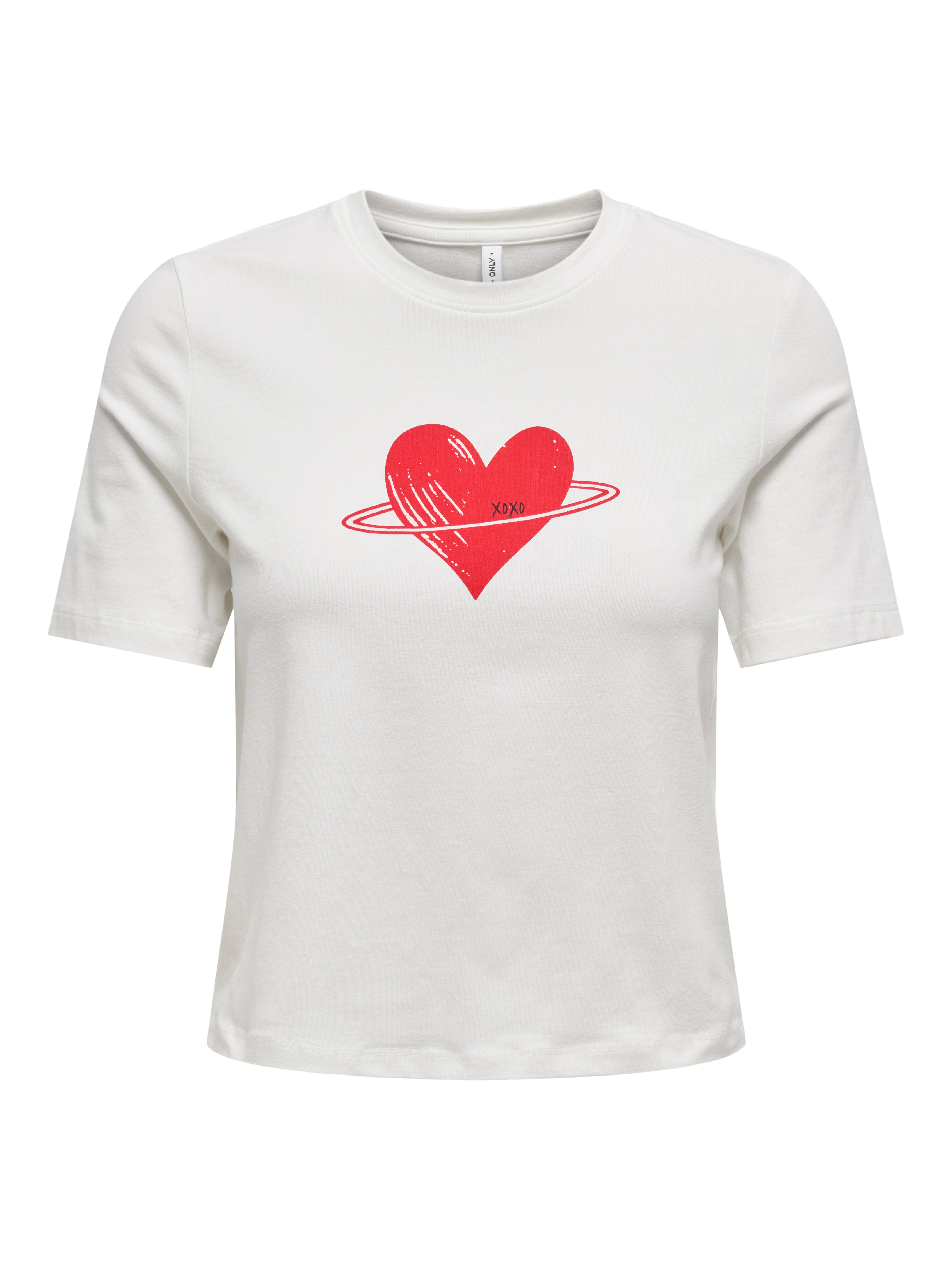 ONLVALLIE LIFE S/S LOVE TOP BOX JRS