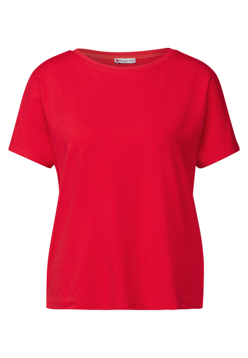 Shirt in Unifarbe