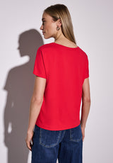 Shirt in Unifarbe