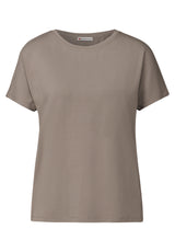 Shirt in Unifarbe