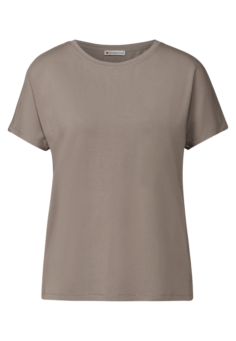 Shirt in Unifarbe