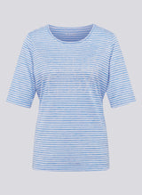 T-Shirt mit dezentem Strass-Schriftzug