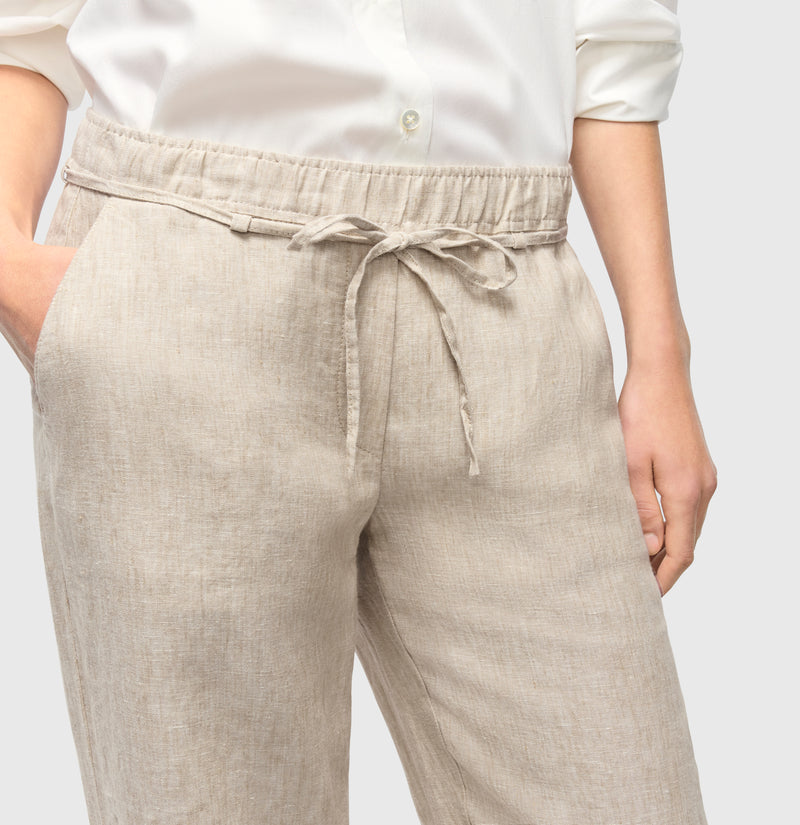 MAC JEANS - CHIARA BELT, Pure linen