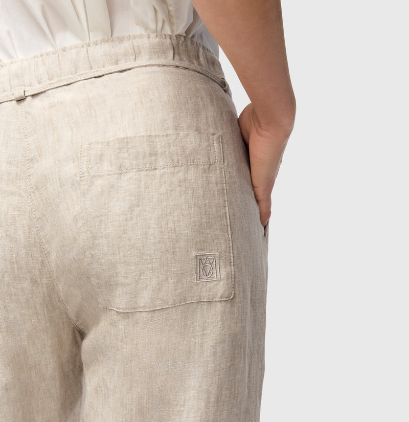 MAC JEANS - CHIARA BELT, Pure linen